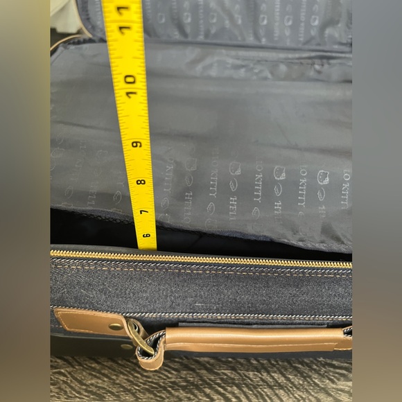 Sanrio Hello Kitty Denim Suitcase Carry On - Picture 11 of 16